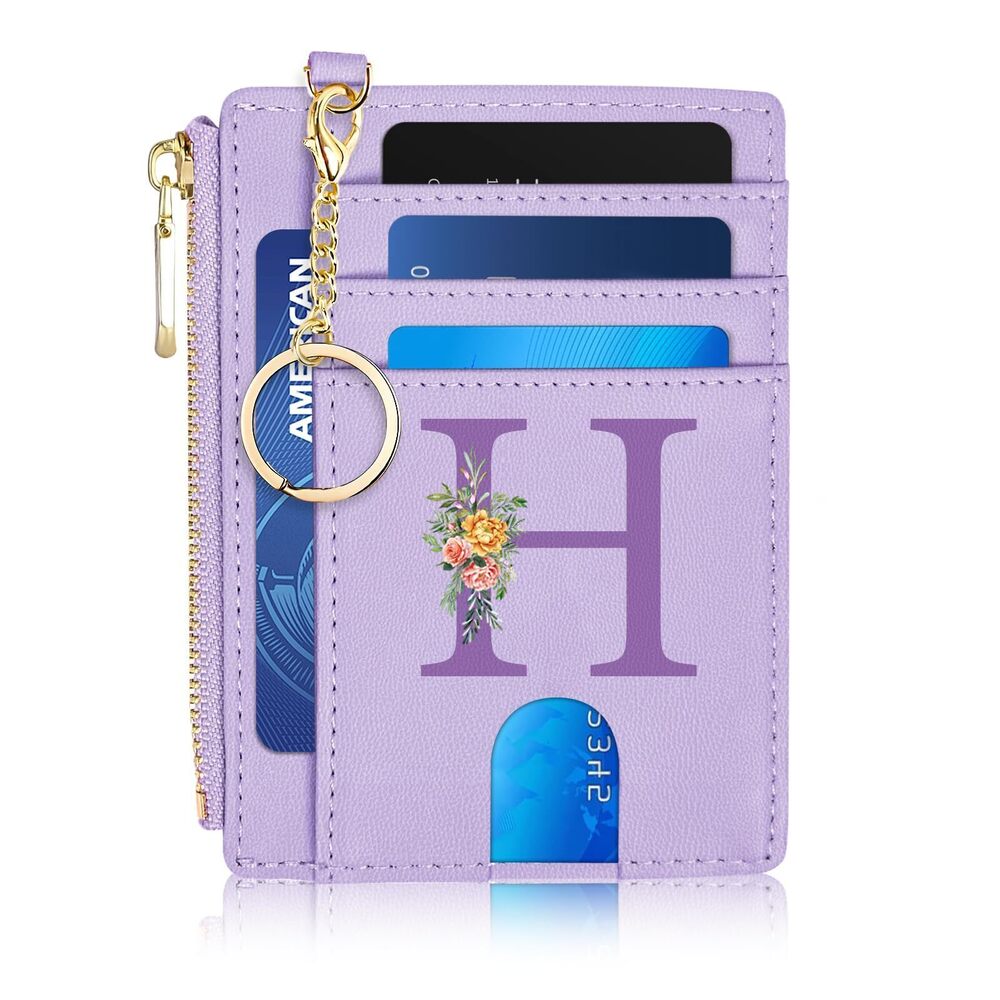 9049 Initial RFID Credit Card Holder Teen Girl Gifts Trendy Stuff Birthday